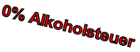 0% Alkoholsteuer
